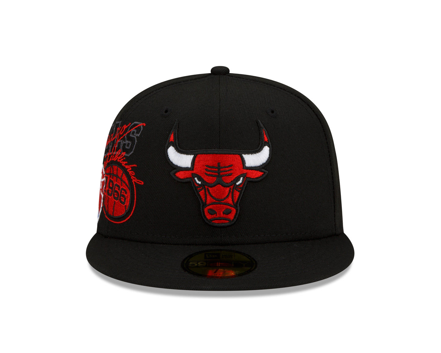 Chicago Bulls New Era Team Color Back Half 59fifty Fitted Hat