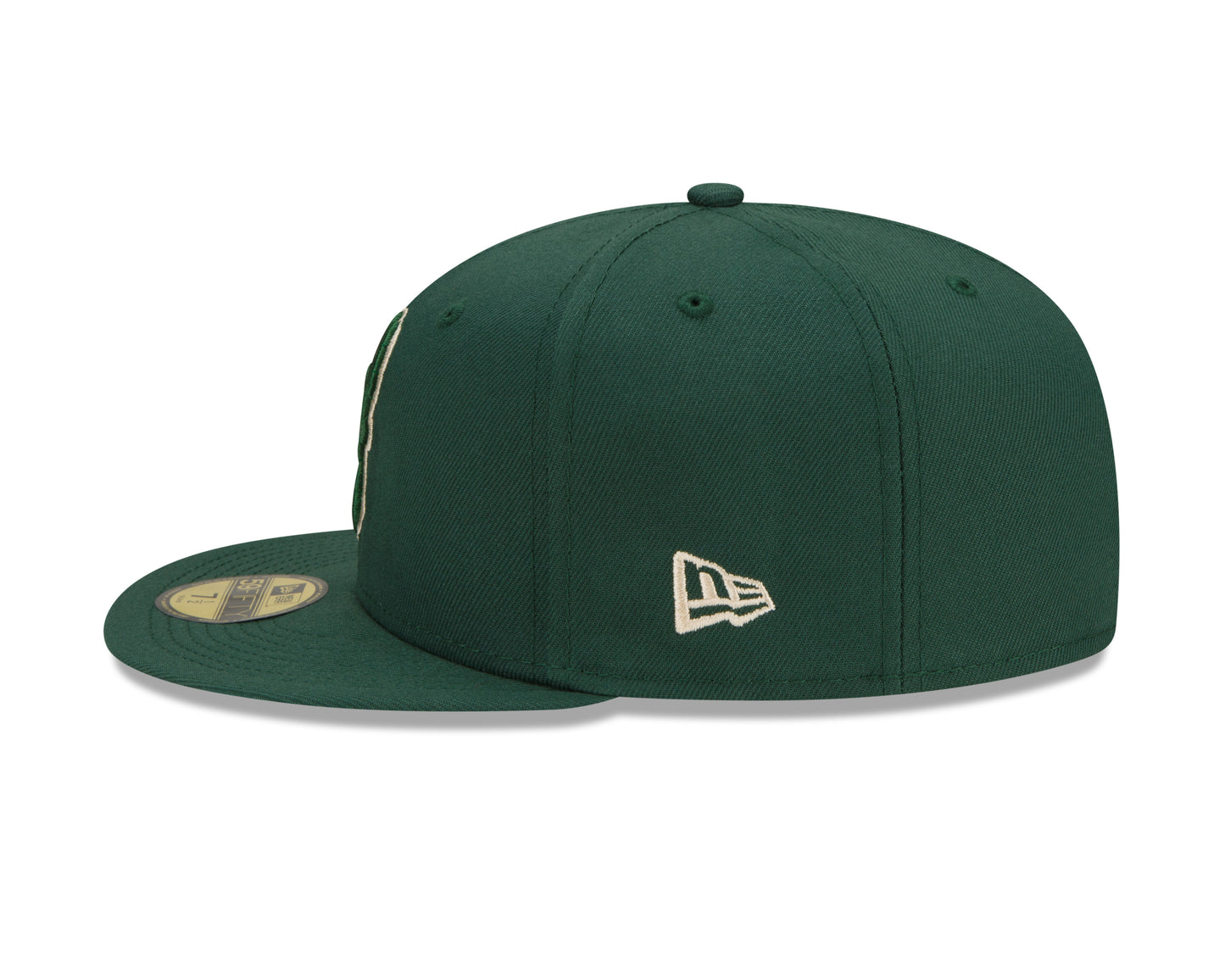 Milwaukee Bucks New Era Team Color Back Half 59fifty Fitted Hat