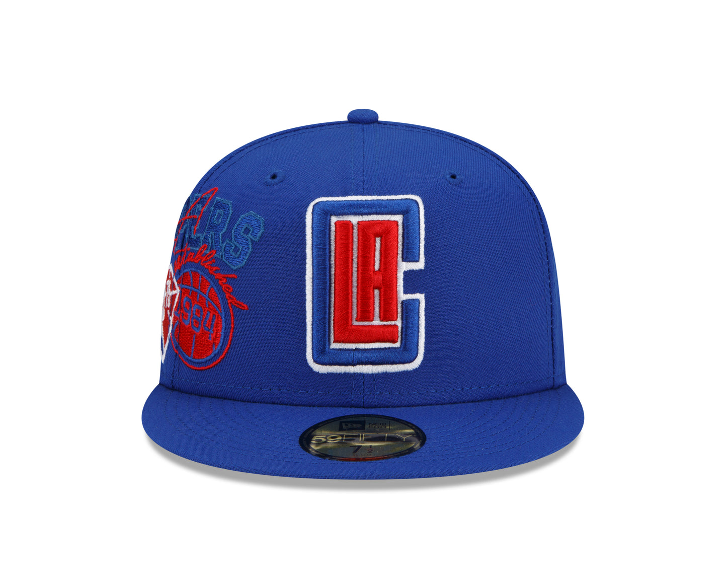 Los Angeles Clippers New Era Team Color Back Half 59fifty Fitted Hat