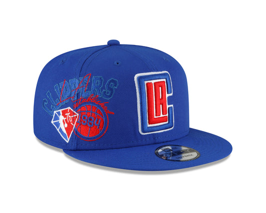 Los Angeles Clippers Authentic Back Half Series 9FIFTY Snap Back Hat - Blue