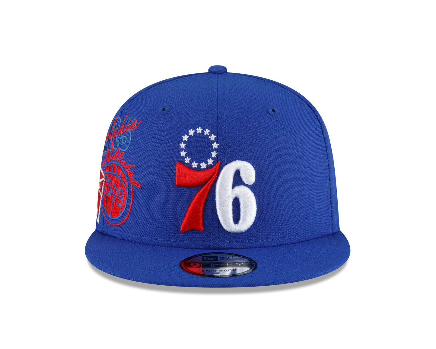 Philadelphia 76ers Authentic Back Half Series 9FIFTY Snap Back Hat - Blue