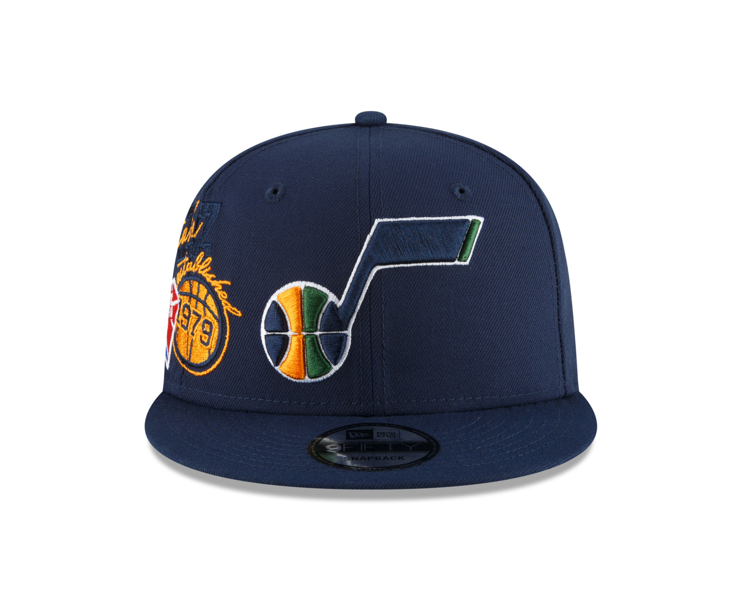 Utah Jazz Authentic Back Half Series 9FIFTY Snap Back Hat - Blue