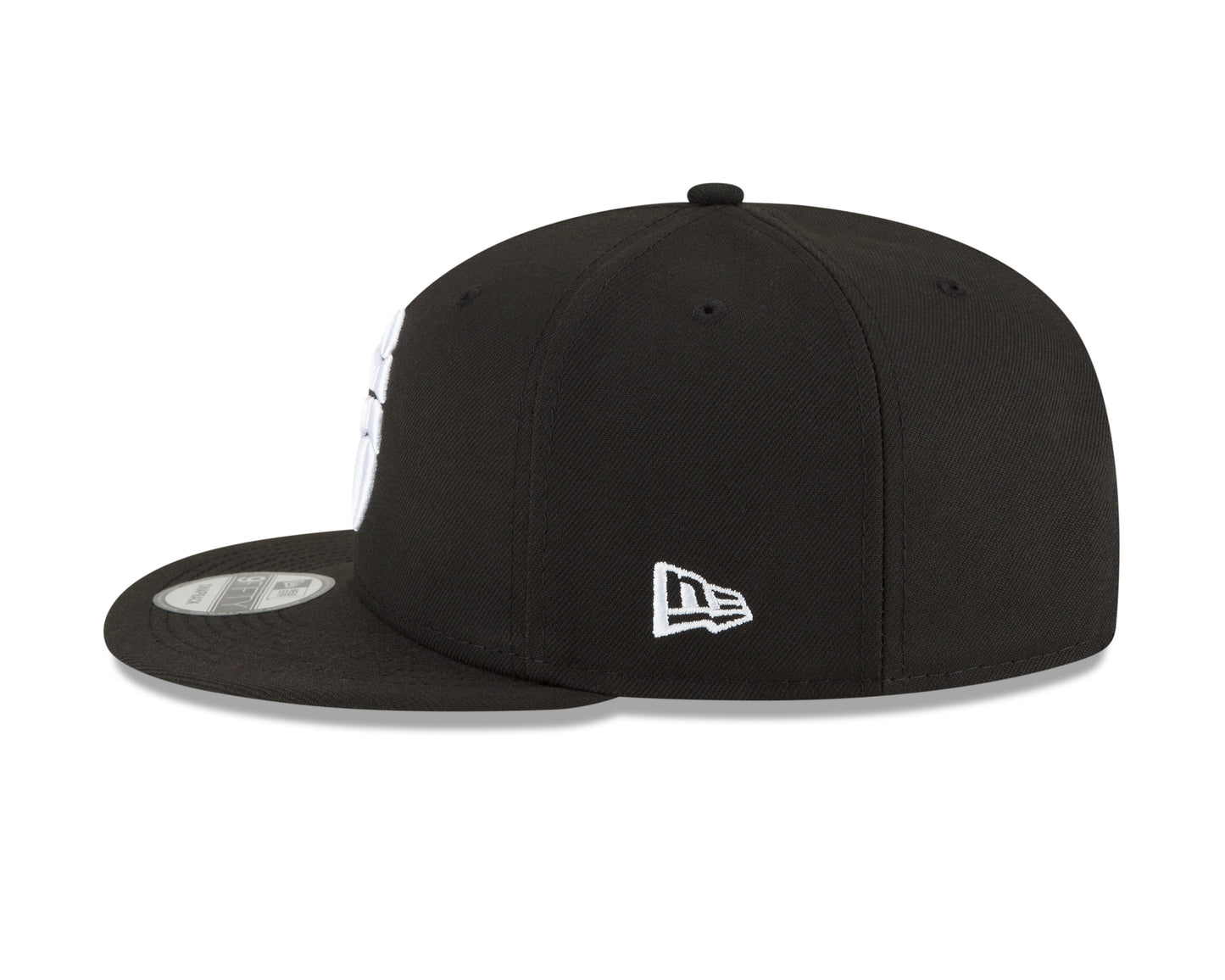 Toronto Raptors Black & White Back Half Series 9FIFTY Snap Back Hat