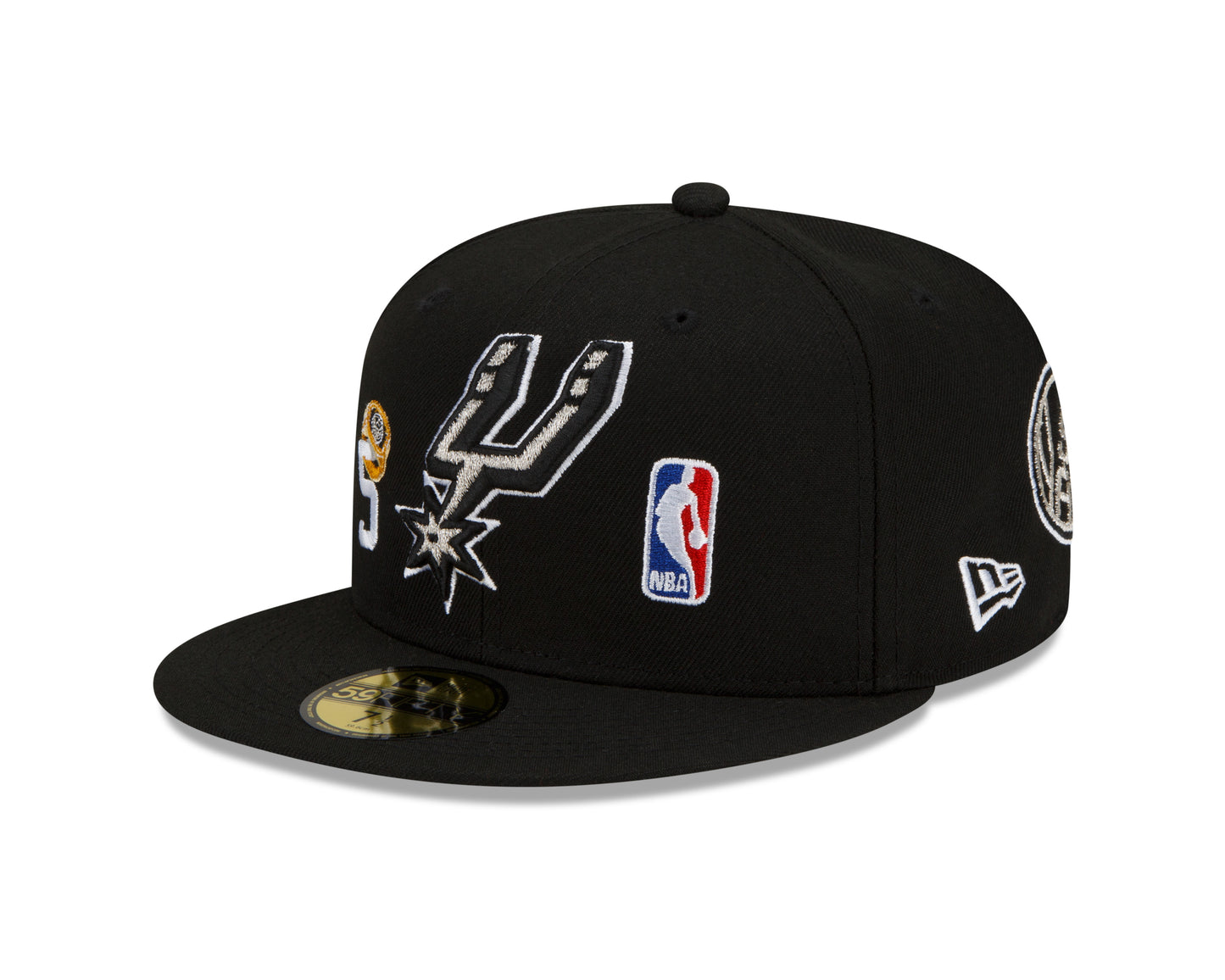 San Antonio Spurs New Era 5x Count The Rings 59FIFTY Fitted Hat