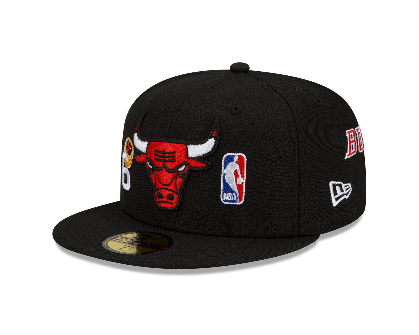 Chicago Bulls New Era 6x Count The Rings 59FIFTY Fitted Hat