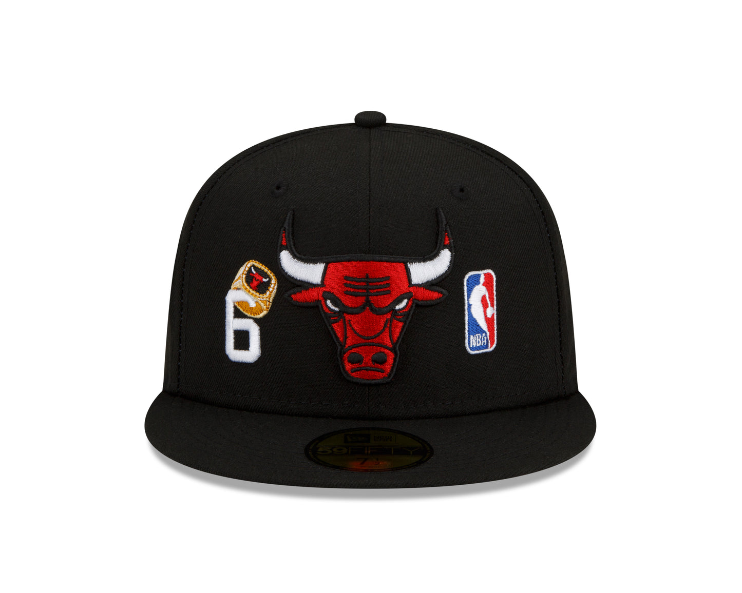 Chicago Bulls New Era 6x Count The Rings 59FIFTY Fitted Hat