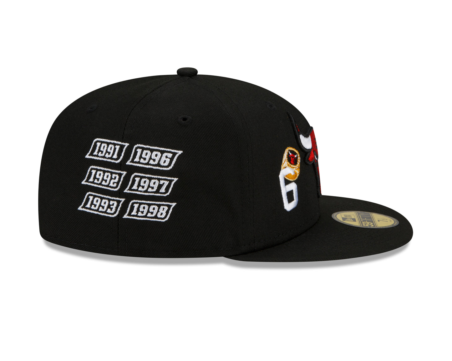 Chicago Bulls New Era 6x Count The Rings 59FIFTY Fitted Hat