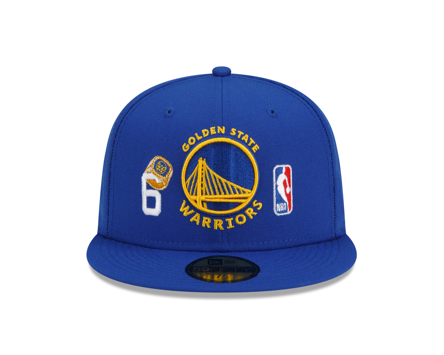 Golden State Warriors New Era 6x Count The Rings 59FIFTY Fitted Hat