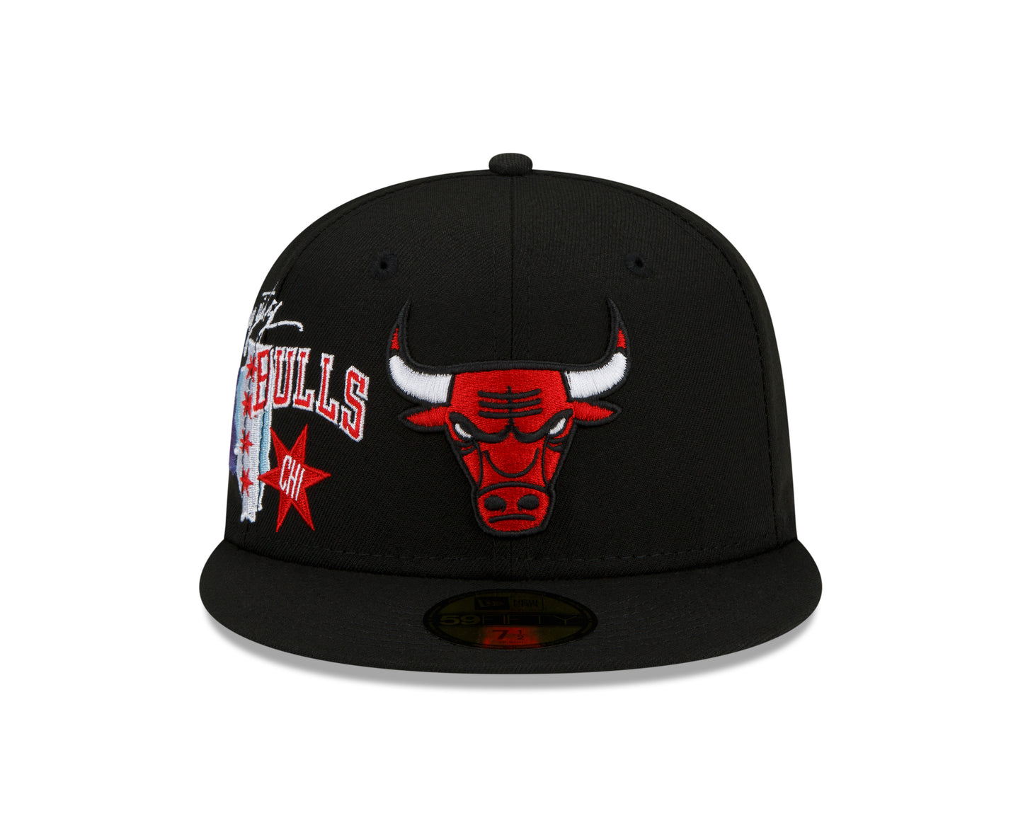 Chicago Bulls New Era City Cluster State Inspired 59FIFTY Fitted Hat
