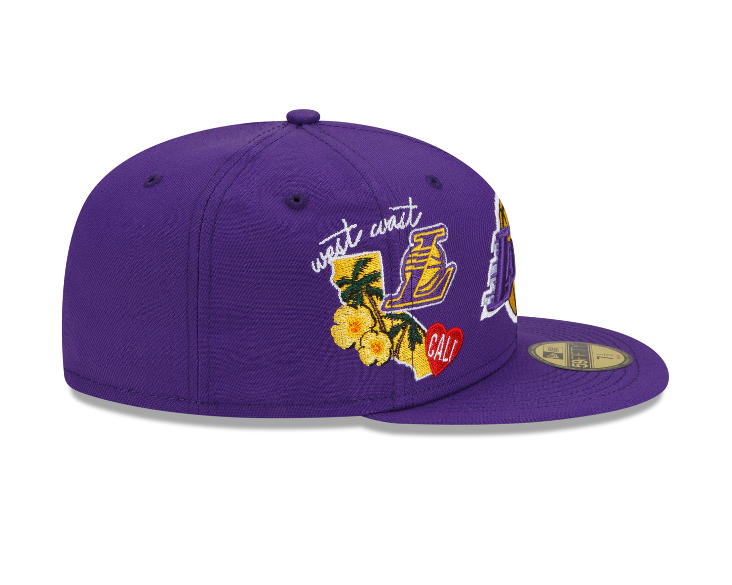 Los Angeles Lakers New Era City Cluster State Inspired 59FIFTY Fitted Hat