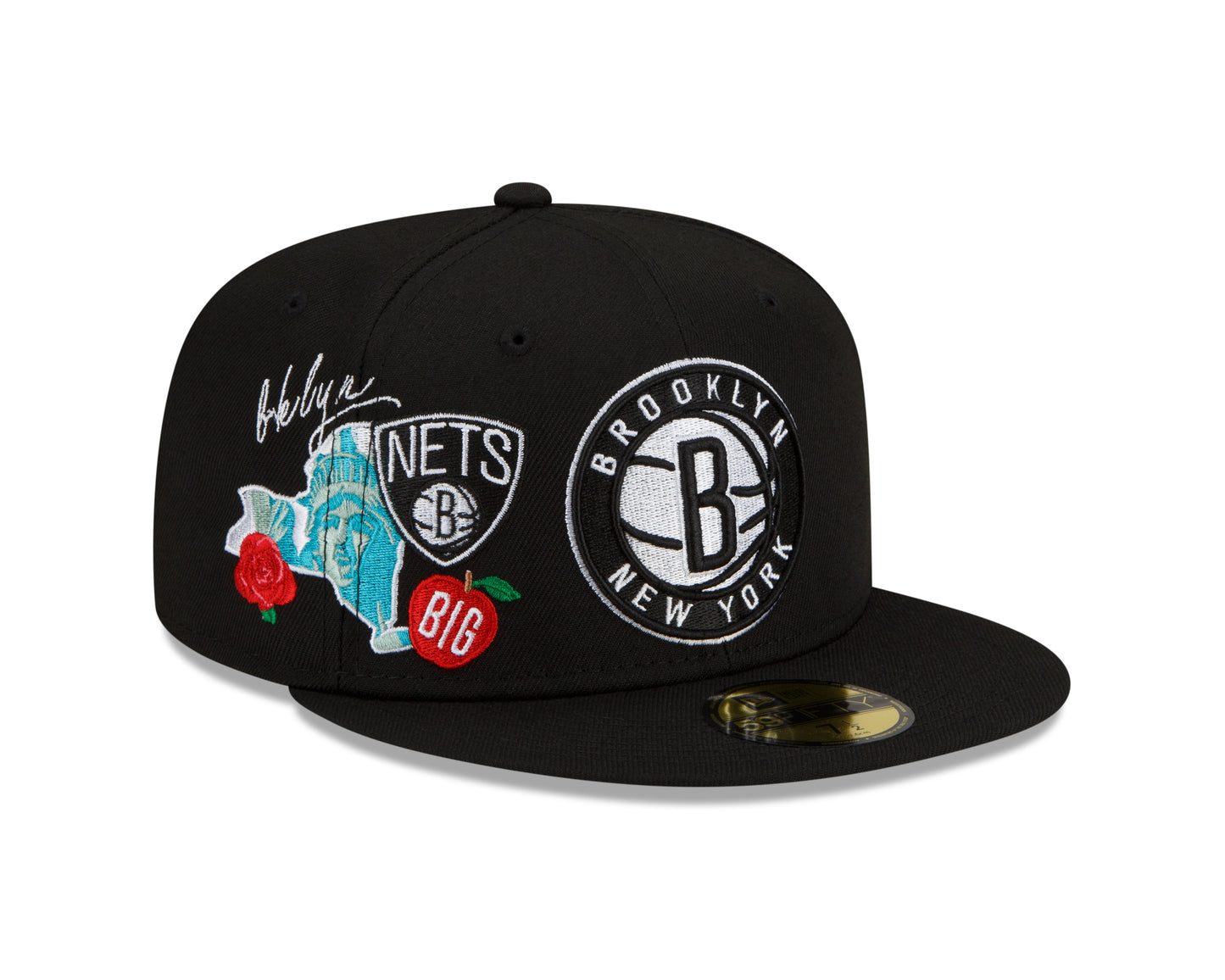 Brooklyn Nets New Era City Cluster State Inspired 59FIFTY Fitted Hat