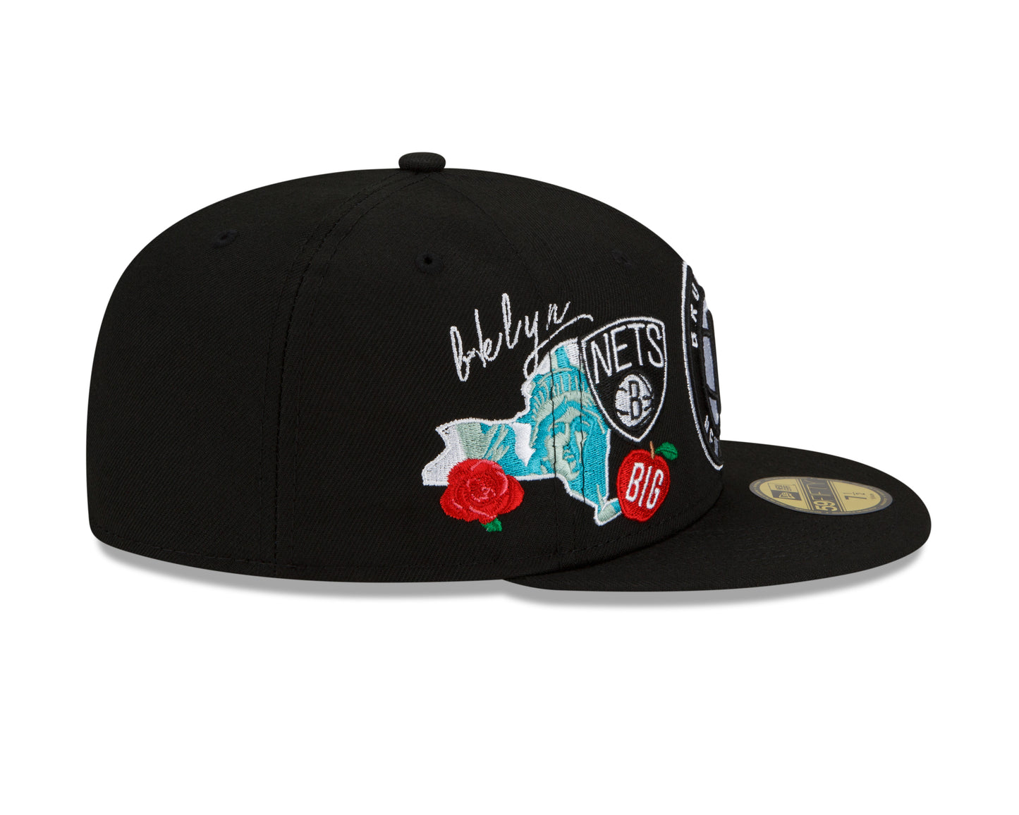 Brooklyn Nets New Era City Cluster State Inspired 59FIFTY Fitted Hat