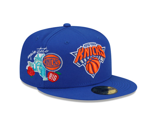 New York Knicks New Era City Cluster State Inspired 59FIFTY Fitted Hat