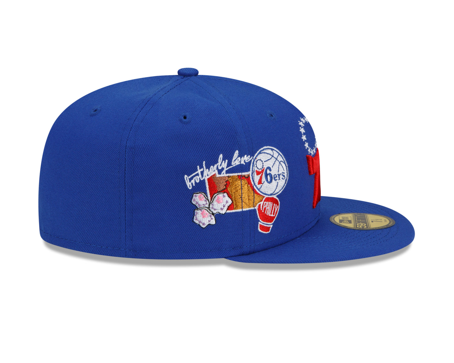 Philadelphia 76ers New Era City Cluster State Inspired 59FIFTY Fitted Hat