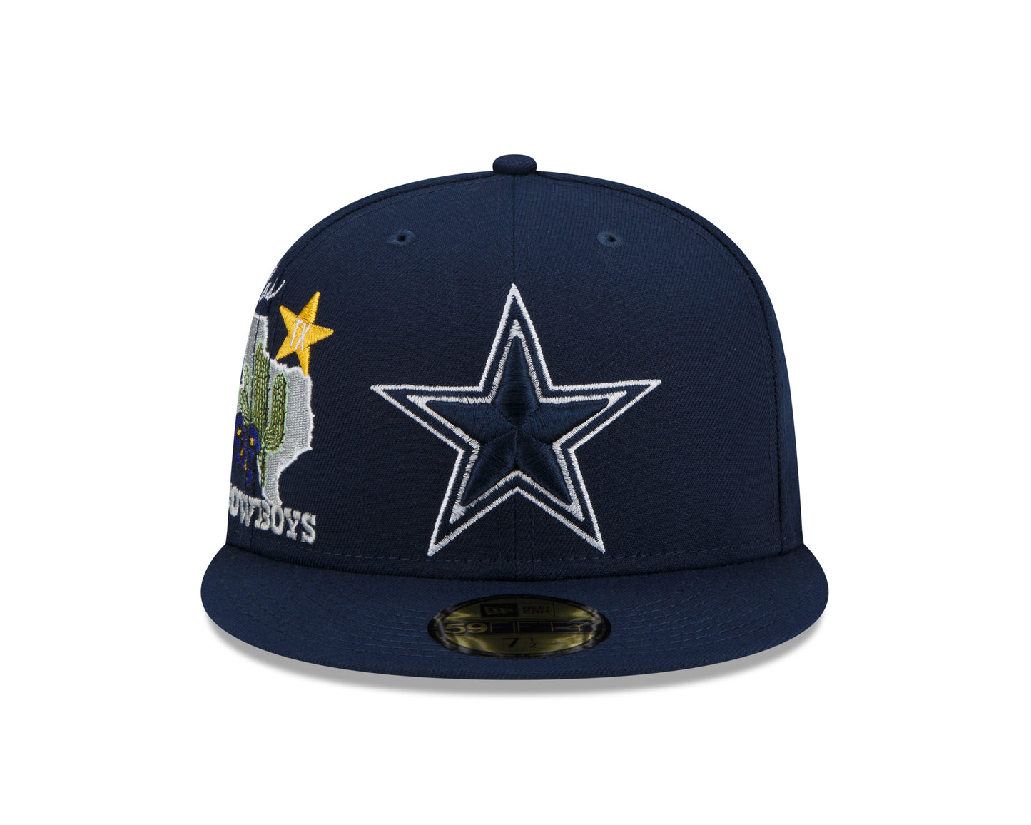 Dallas Cowboys Navy New Era City Cluster State Inspired 59FIFTY Fitted Hat