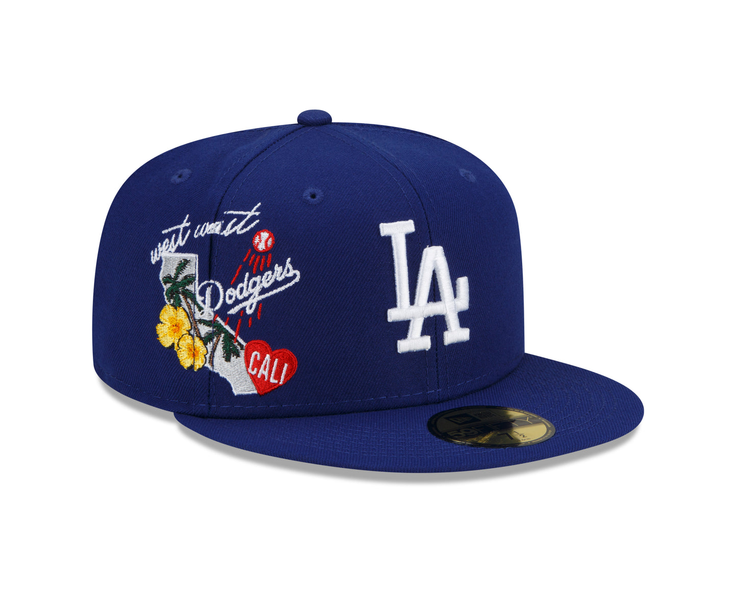 Los Angeles Dodgers New Era City Cluster State Inspired 59FIFTY Fitted Hat