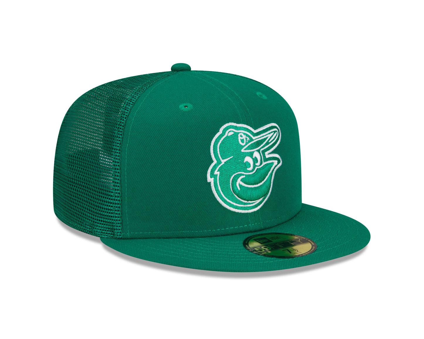Baltimore Orioles New Era St. Patricks Day 59FIFTY Mesh Fitted Hat - Green