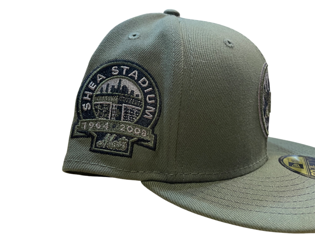 New York Mets New Era Green Stadium Side Patch 59fifty Fitted Hat