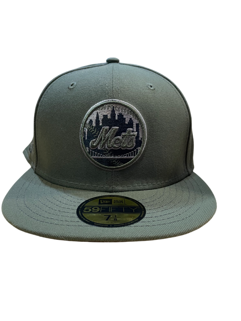New York Mets New Era Green Stadium Side Patch 59fifty Fitted Hat