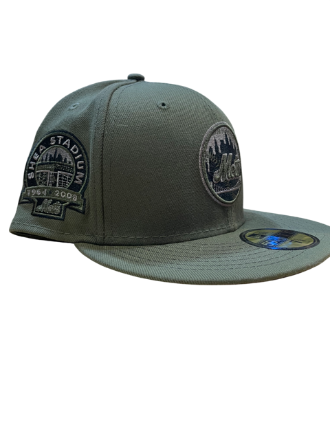 New York Mets New Era Green Stadium Side Patch 59fifty Fitted Hat