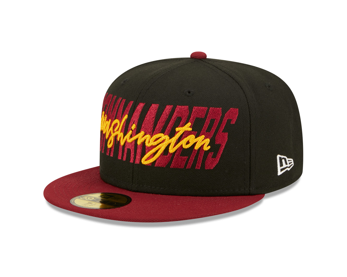 Washington Commanders New Era Draft On Stage 59FIFTY Fitted Hat - Black / Burgandy
