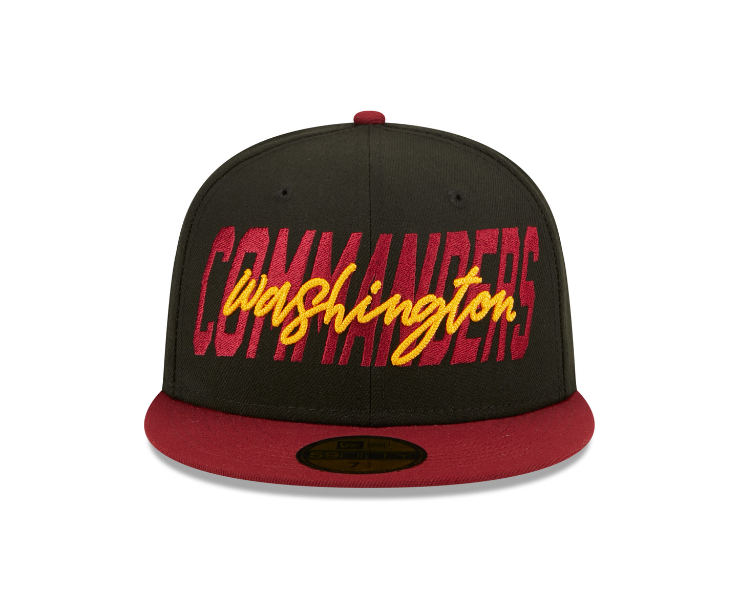 Washington Commanders New Era Draft On Stage 59FIFTY Fitted Hat - Black / Burgandy