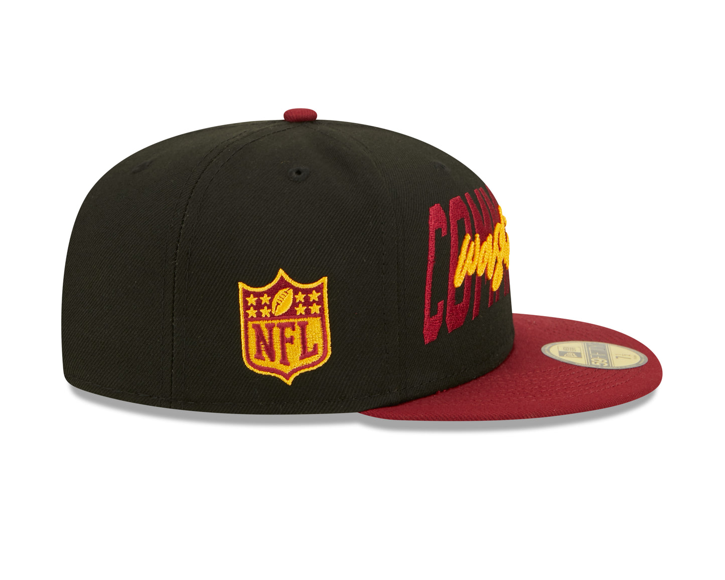 Washington Commanders New Era Draft On Stage 59FIFTY Fitted Hat - Black / Burgandy