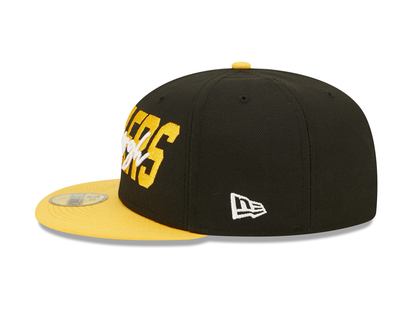 Pittsburgh Steelers New Era Draft On Stage 59FIFTY Fitted Hat - Black / Yellow