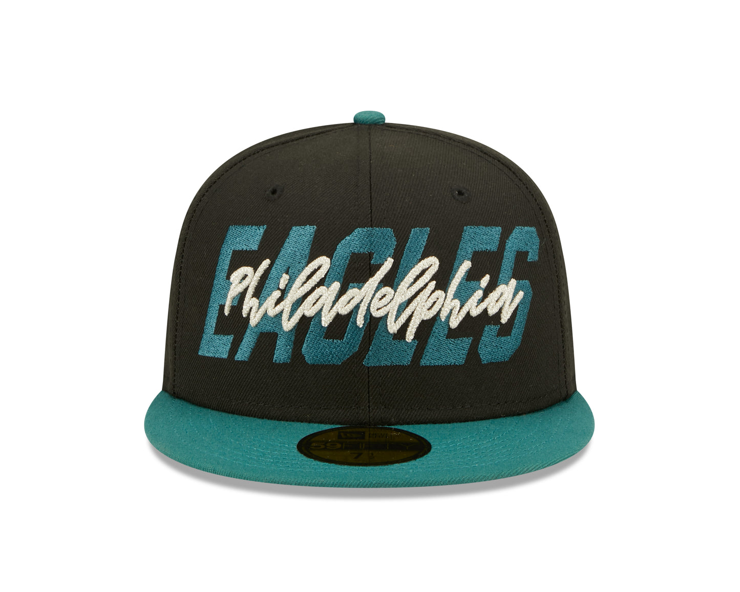 Philadelphia Eagles New Era Draft On Stage 59FIFTY Fitted Hat - Black / Green