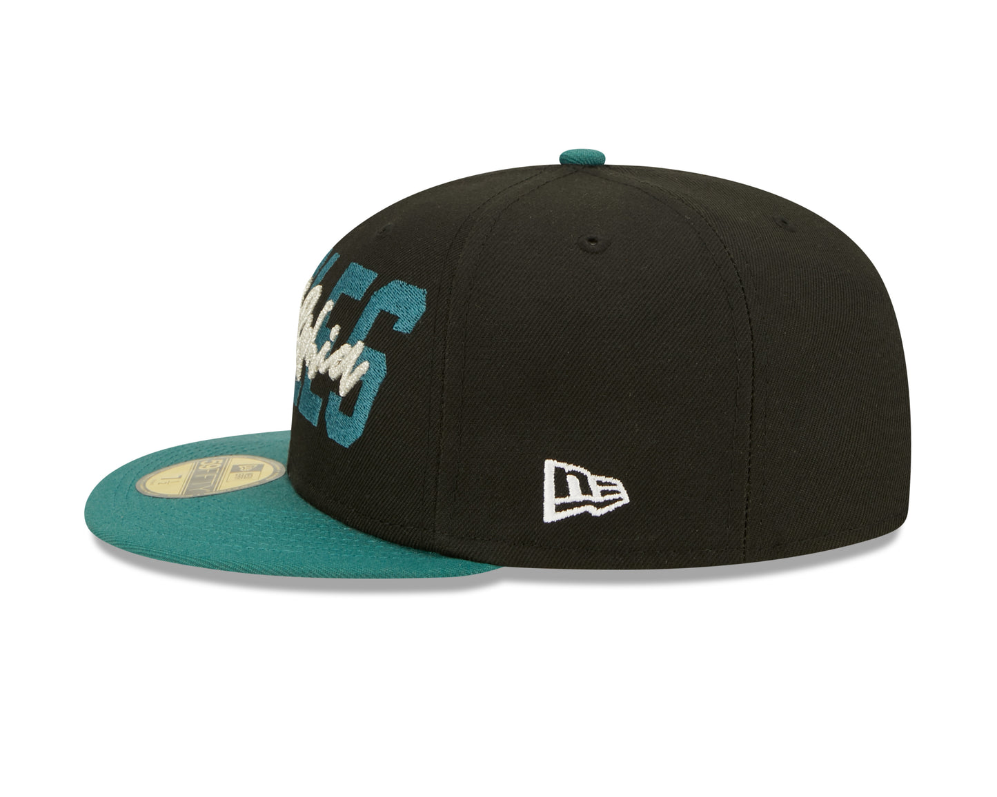Philadelphia Eagles New Era Draft On Stage 59FIFTY Fitted Hat - Black / Green