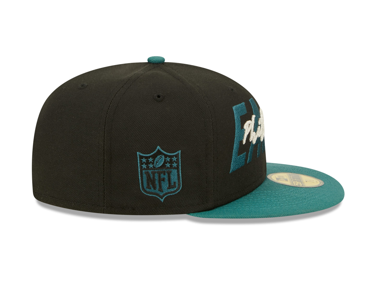 Philadelphia Eagles New Era Draft On Stage 59FIFTY Fitted Hat - Black / Green