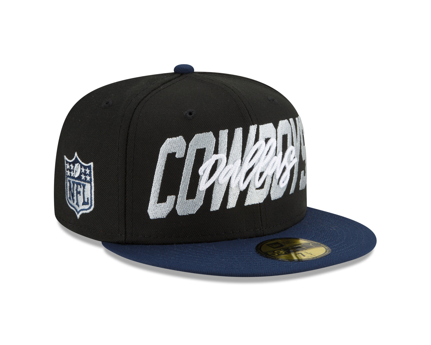 Dallas Cowboys New Era NFL Draft On Stage 59FIFTY Fitted Hat - Black/Navy