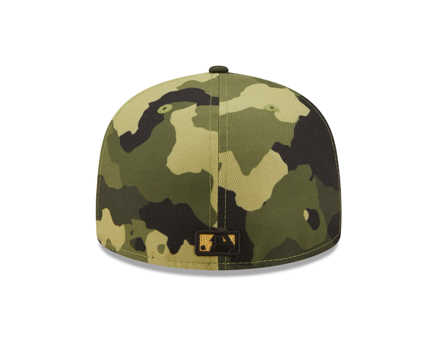 Cleveland Guardians New Era Camo Armed Forces On-Field 59FIFTY Fitted Hat