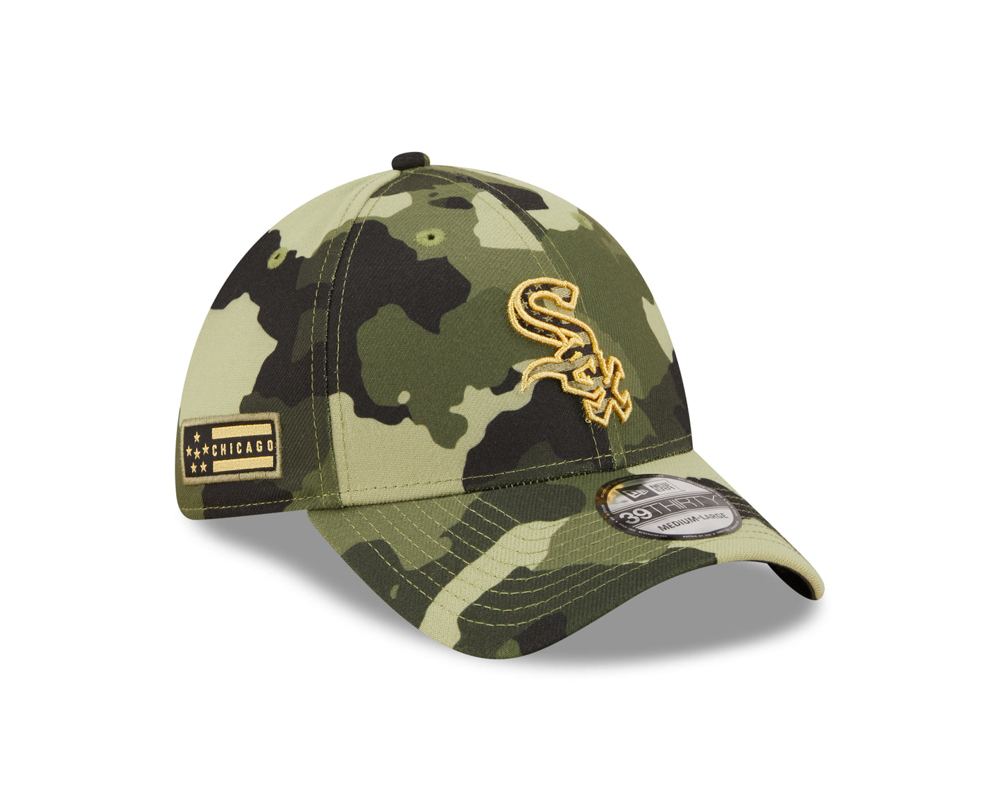 Chicago White Sox New Era Armed Forces 39THIRTY Flex Hat - Camo