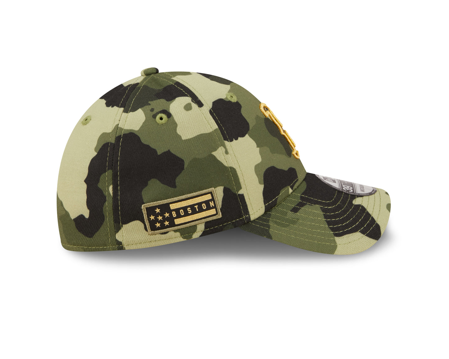 Boston Red Sox New Era Camo Armed Forces Day On-Field 39Thirty Flex Fit Hat