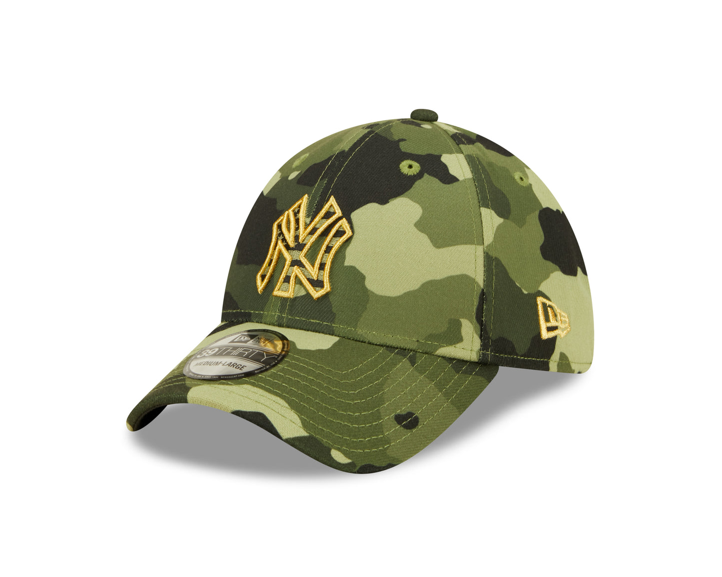 New York Yankees New Era Camo Armed Forces Day On-Field 39Thirty Flex Fit Hat