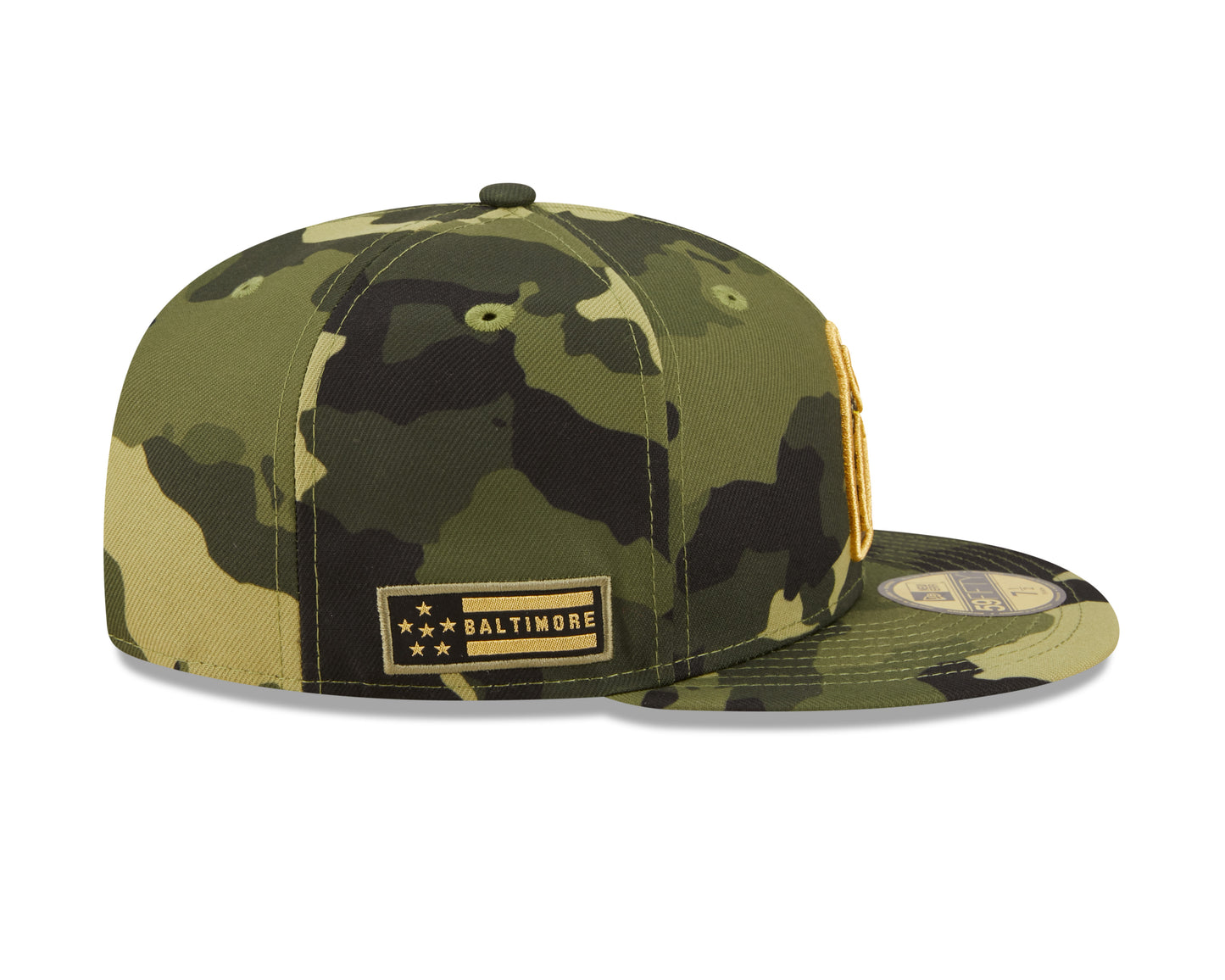 Baltimore Orioles New Era Camo Armed Forces Day On-Field 59FIFTY Fitted Hat