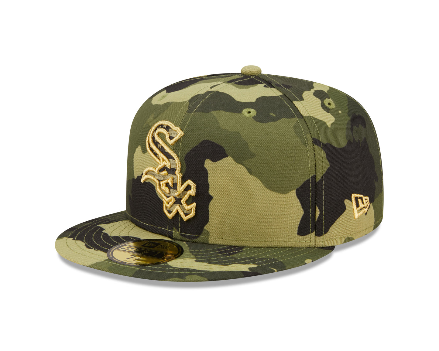 Chicago White Sox New Era Camo Armed Forces On-Field 59FIFTY Fitted Hat