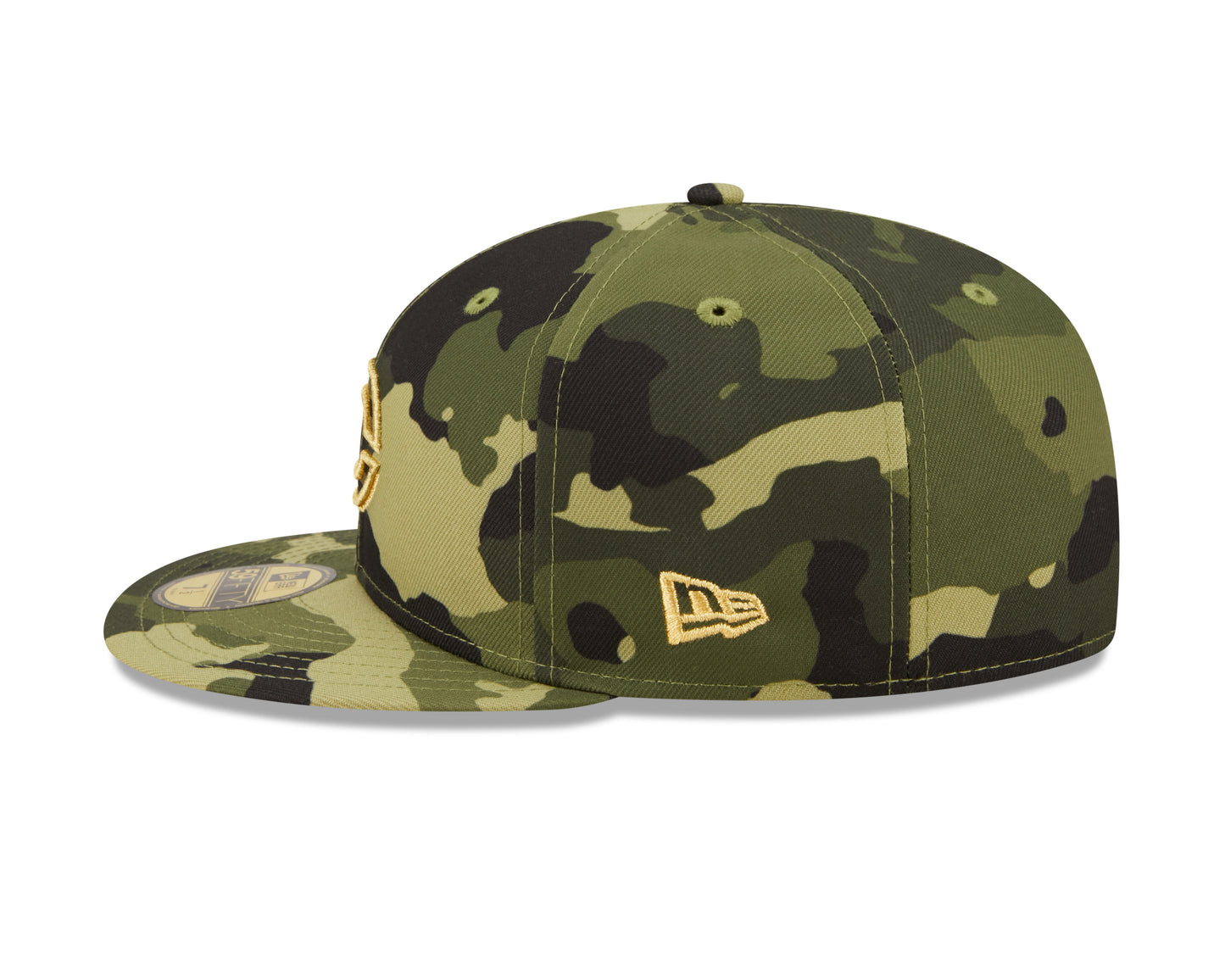 Cincinnati Reds New Era Camo Armed Forces On-Field 59FIFTY Fitted Hat