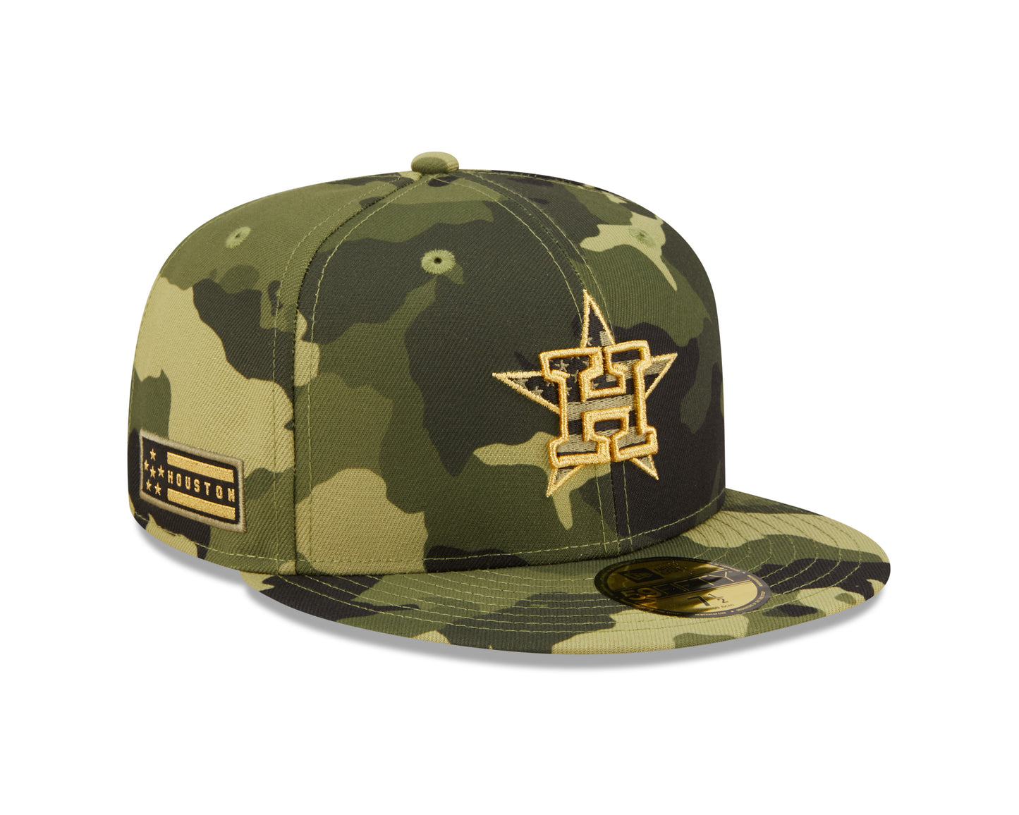 Houston Astros New Era Camo Armed Forces On-Field 59FIFTY Fitted Hat