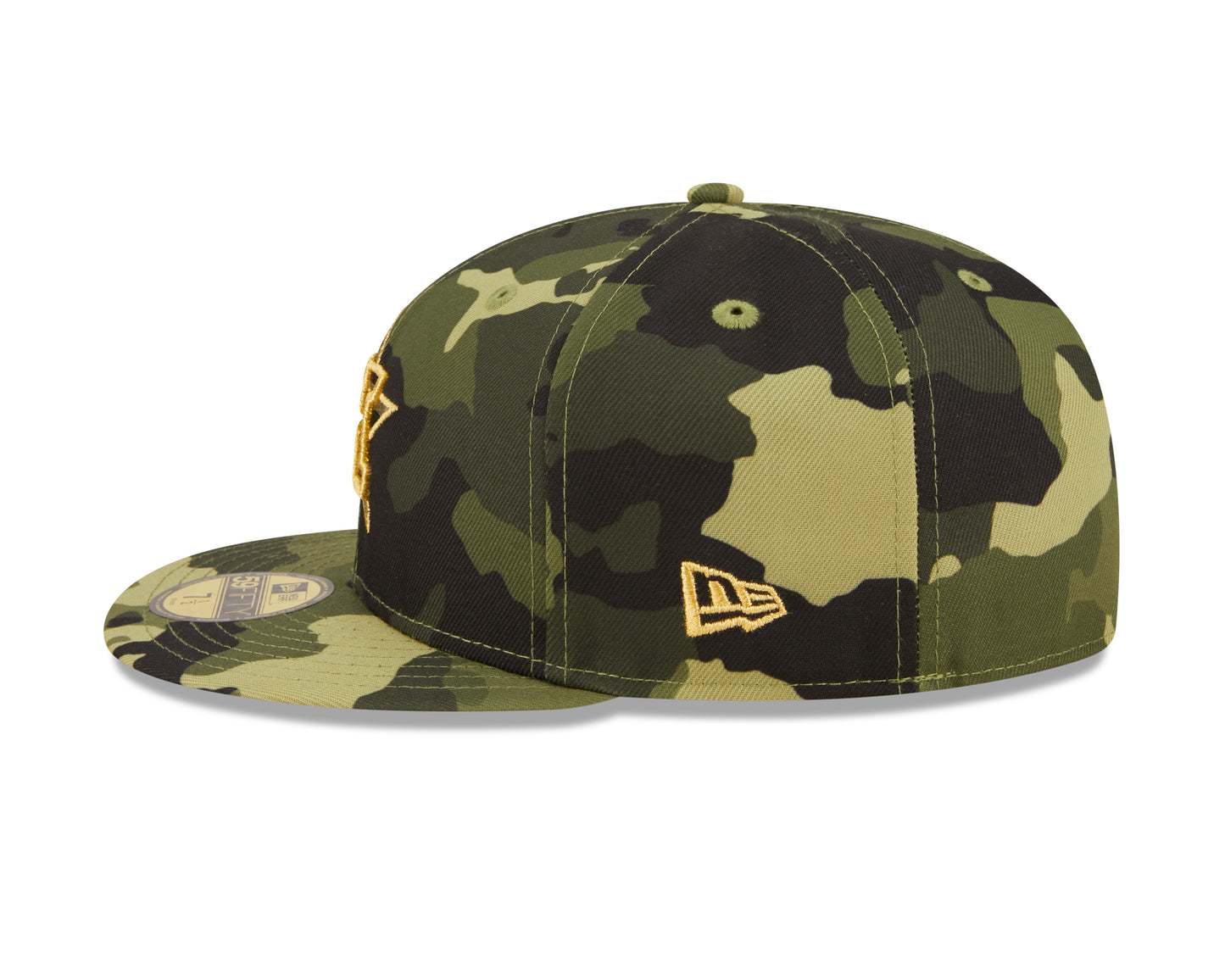 Houston Astros New Era Camo Armed Forces On-Field 59FIFTY Fitted Hat