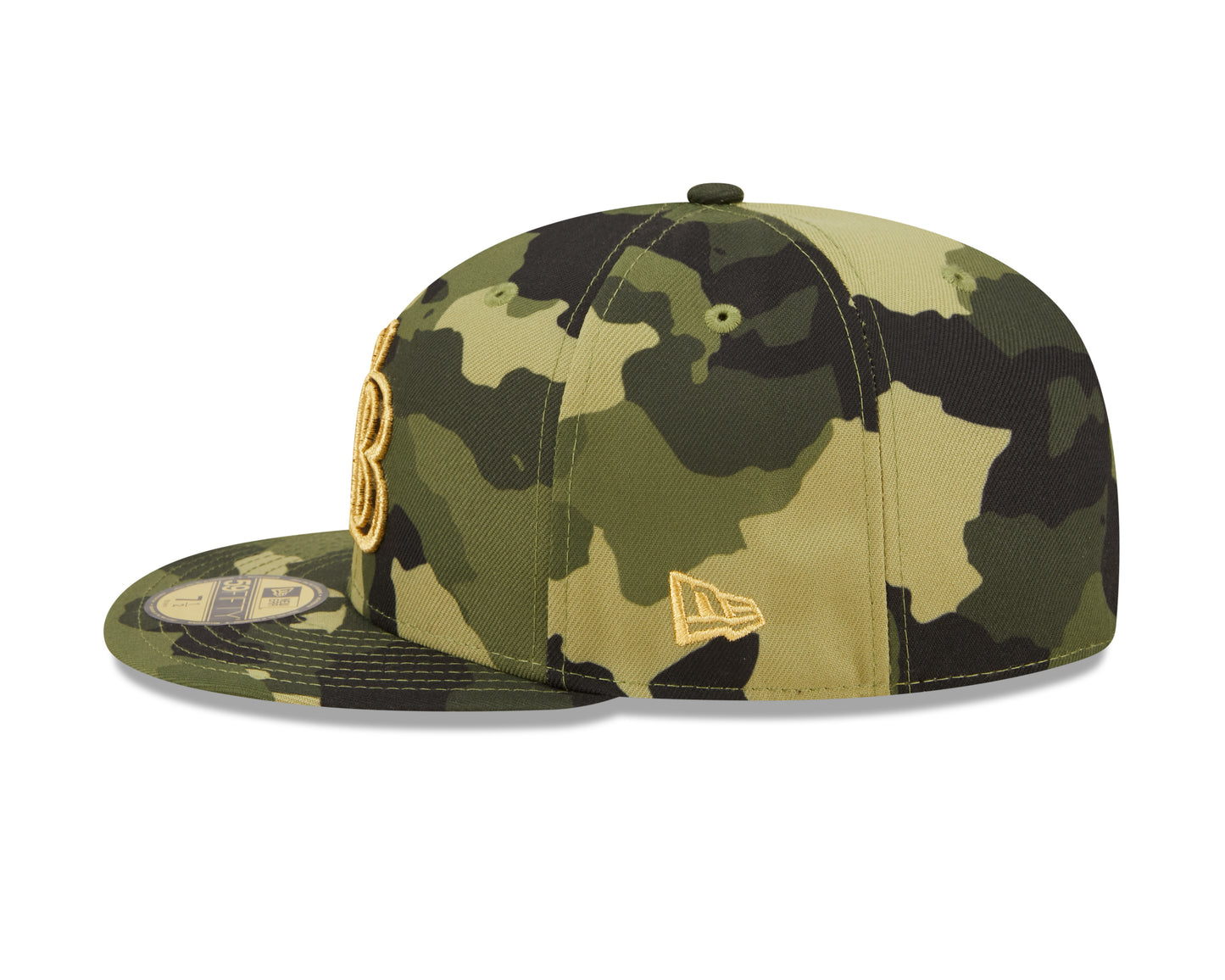 Tampa Bay Rays New Era Camo Armed Forces On-Field 59FIFTY Fitted Hat