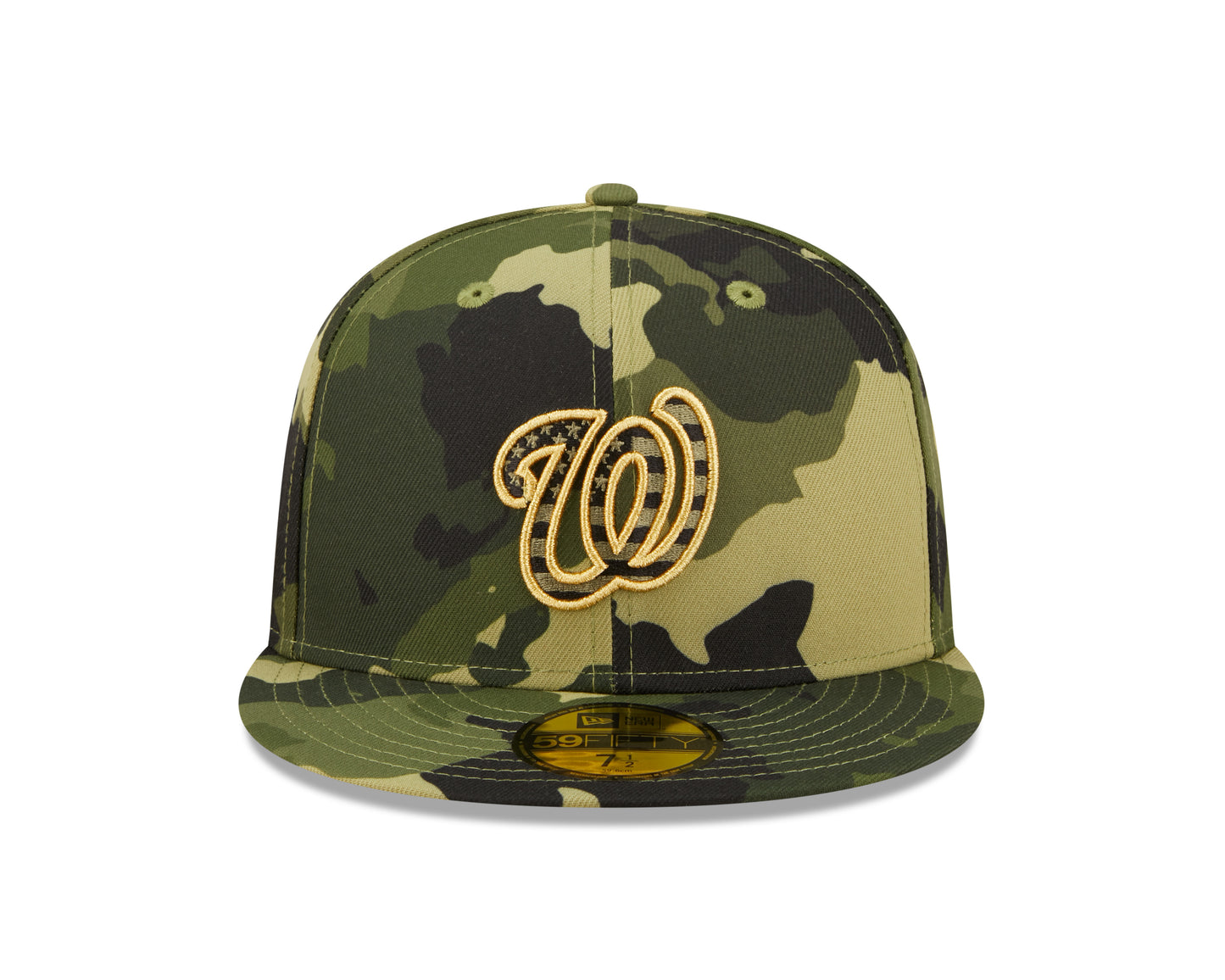 Washington Nationals New Era Camo Armed Forces On-Field 59FIFTY Fitted Hat