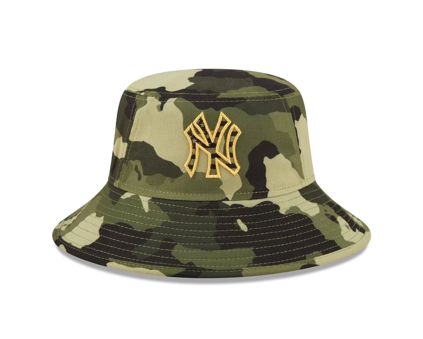 New York Yankees New Era Armed Forces Bucket Hat - Camo