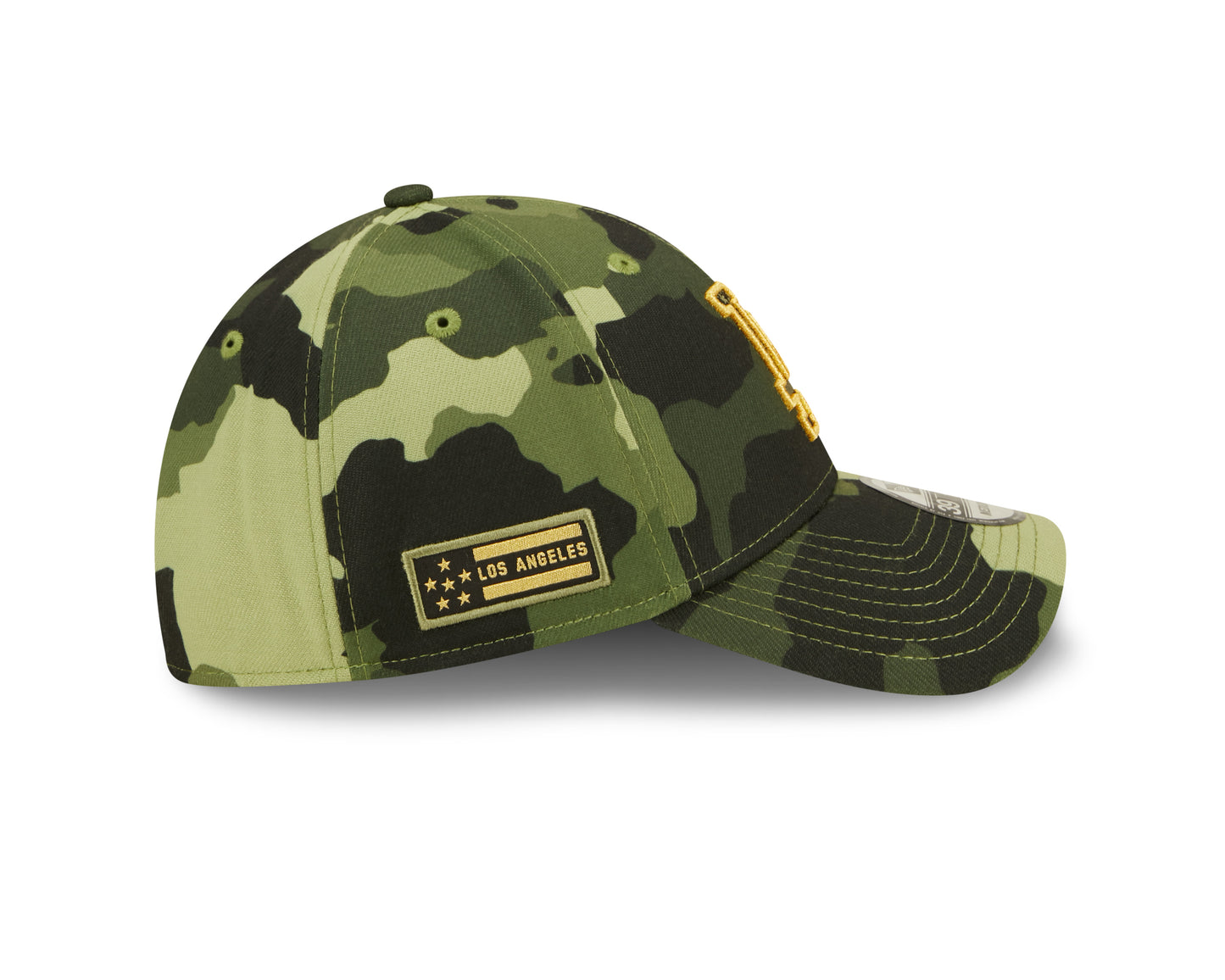 Los Angeles Dodgers New Era Camo Armed Forces Day On-Field 39Thirty Flex Fit Hat