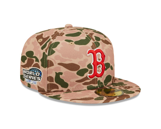 Boston Red Sox Duck Camo World Series 2004 Side Patch 59fifty Fitted Hat