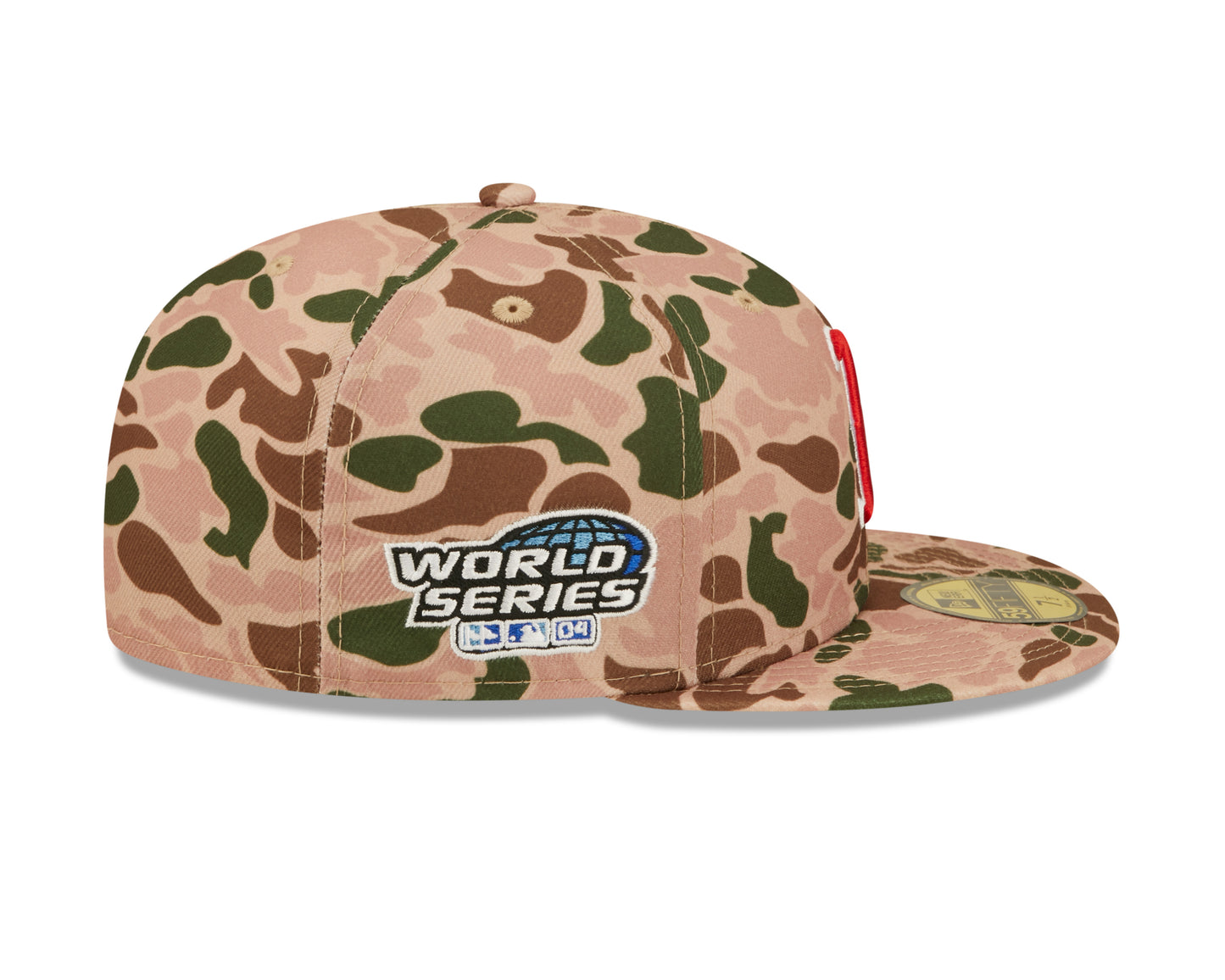 Boston Red Sox Duck Camo World Series 2004 Side Patch 59fifty Fitted Hat