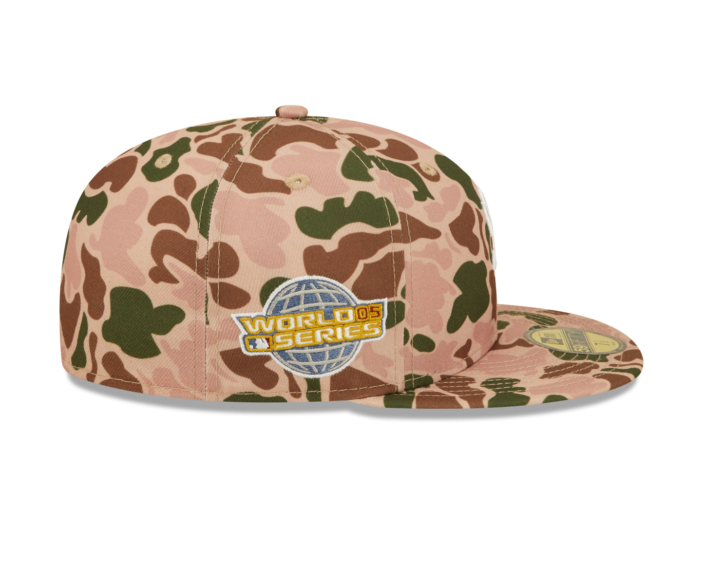 Chicago White Sox Duck Camo World Series 2005 Side Patch 59fifty Fitted Hat