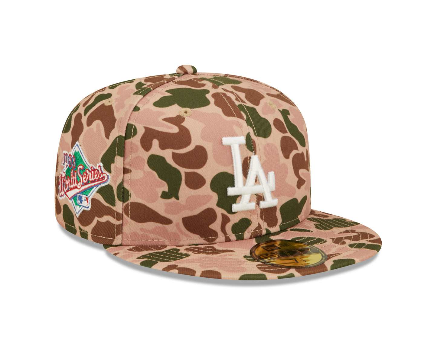 Los Angeles Dodgers Duck Camo World Series 1988 Side Patch 59fifty Fitted Hat