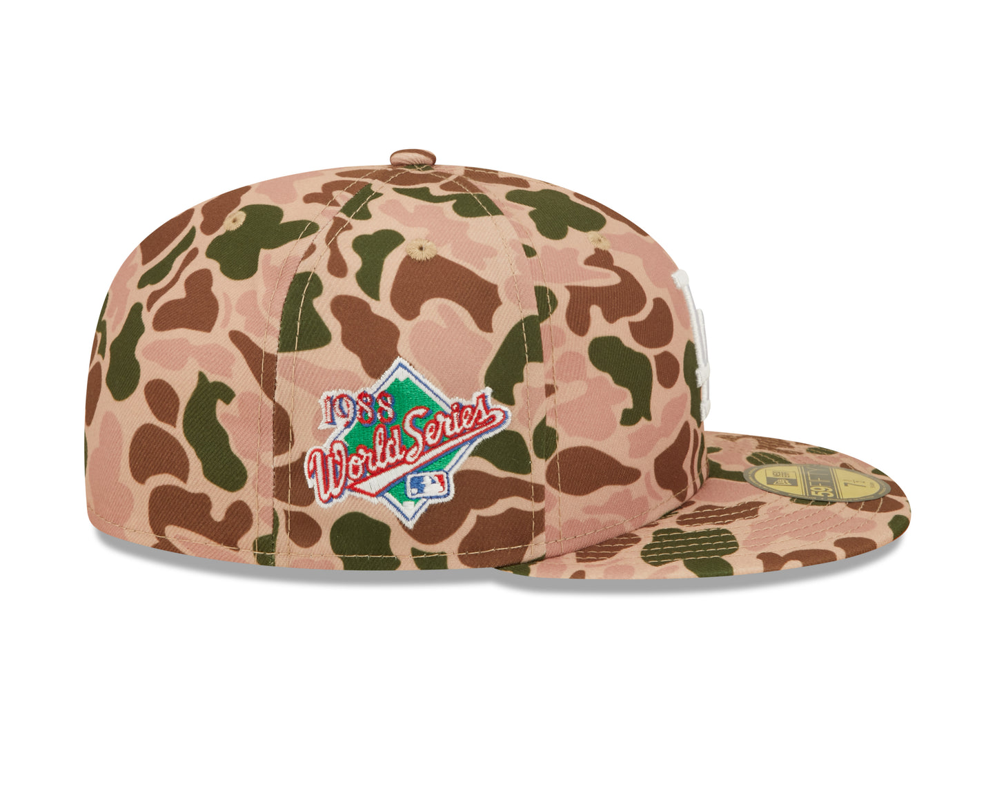 Los Angeles Dodgers Duck Camo World Series 1988 Side Patch 59fifty Fitted Hat